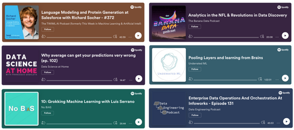 Top AI & Data Science Podcasts